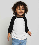 Canvas Toddler 3/4 Sleeve Baseball T-Shirt-1