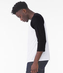 Canvas Unisex 3/4 Sleeve Baseball T-Shirt-3