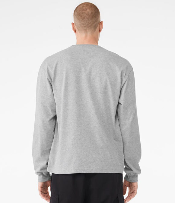 Canvas Unisex Heavyweight Long Sleeve Boxy T-Shirt