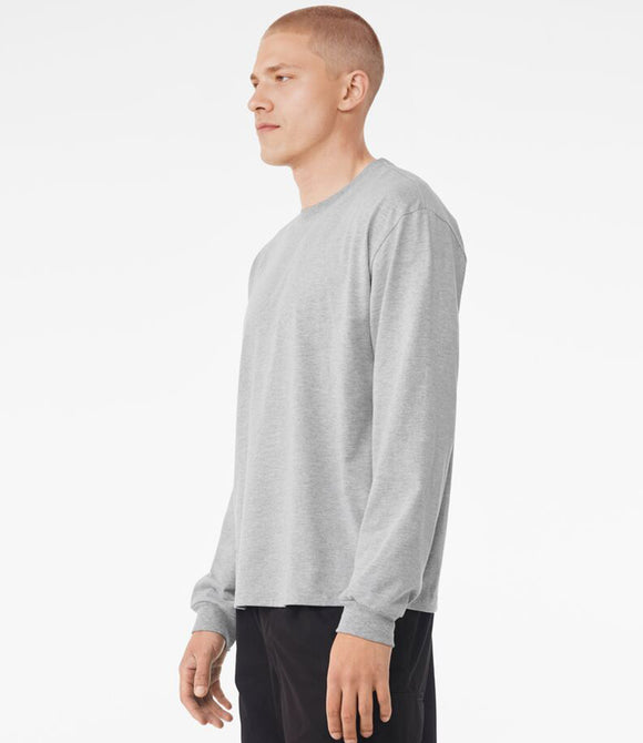 Canvas Unisex Heavyweight Long Sleeve Boxy T-Shirt