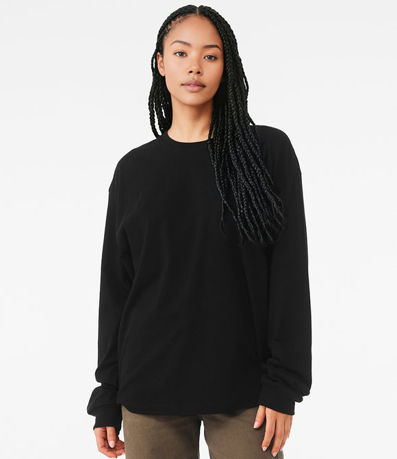 Canvas Unisex Heavyweight Long Sleeve Boxy T-Shirt
