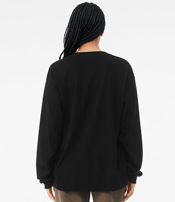 Canvas Unisex Heavyweight Long Sleeve Boxy T-Shirt