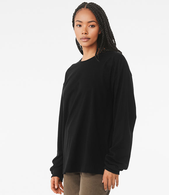 Canvas Unisex Heavyweight Long Sleeve Boxy T-Shirt