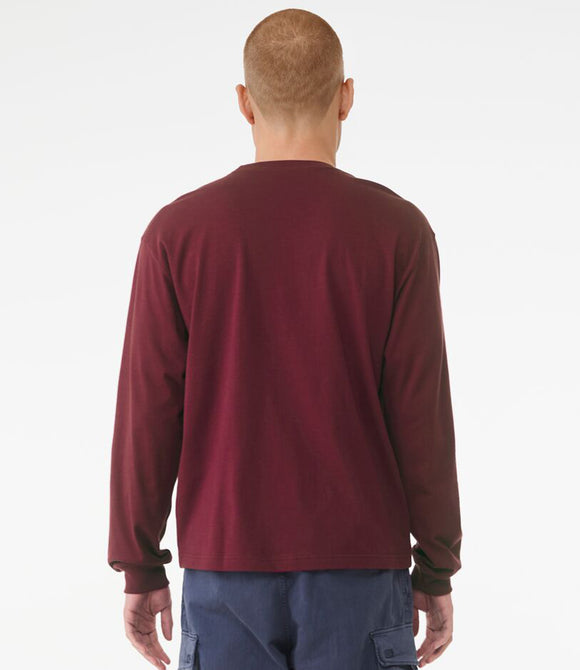 Canvas Unisex Heavyweight Long Sleeve Boxy T-Shirt