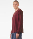 Canvas Unisex Heavyweight Long Sleeve Boxy T-Shirt-21
