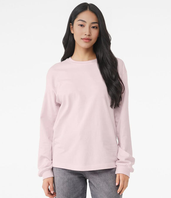 Canvas Unisex Heavyweight Long Sleeve Boxy T-Shirt