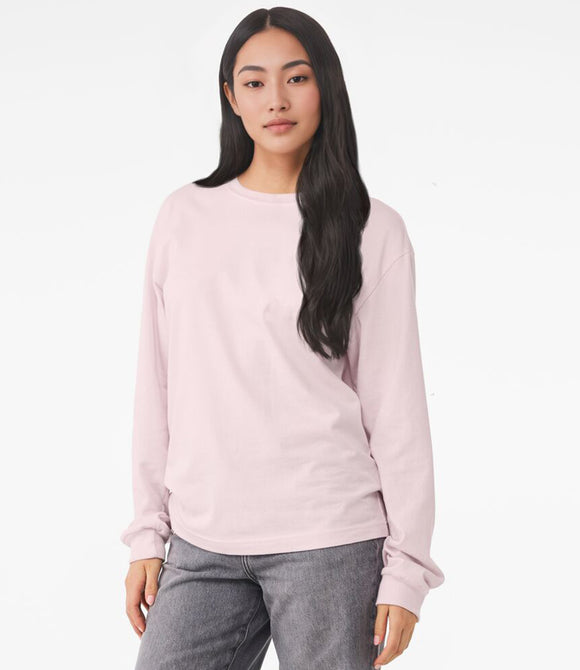 Canvas Unisex Heavyweight Long Sleeve Boxy T-Shirt