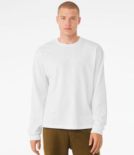 Canvas Unisex Heavyweight Long Sleeve Boxy T-Shirt
