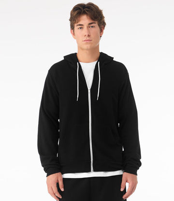 Canvas Unisex Poly-Cotton Fleece Full-Zip Hoodie