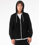 Canvas Unisex Poly-Cotton Fleece Full-Zip Hoodie-2