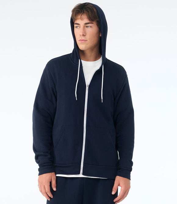 Canvas Unisex Poly-Cotton Fleece Full-Zip Hoodie