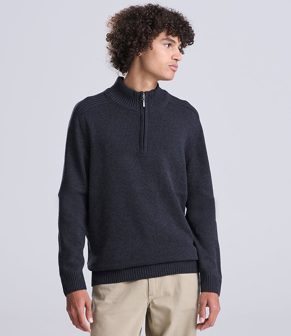 Ecologie Unisex Wakhan Zip Neck Sustainable Sweater
