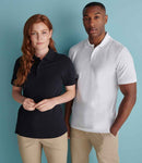 Henbury Unisex Stretch Cotton Pique Polo Shirt-3