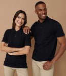 Henbury Unisex Stretch Cotton Pique Polo Shirt-2