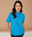 Henbury Ladies Poly/Cotton Piqué Polo Shirt-1