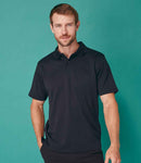 Henbury Coolplus Wicking Piqué Polo Shirt-3