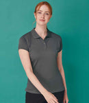 Henbury Ladies Coolplus Wicking Pique Polo Shirt-16