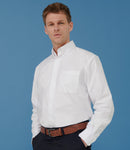 Henbury Long Sleeve Classic Oxford Shirt-1