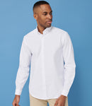 Henbury Modern Long Sleeve Classic Fit Oxford Shirt-1