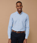 Henbury Modern Long Sleeve Regular Fit Oxford Shirt-1