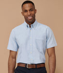 Henbury Short Sleeve Classic Oxford Shirt-2