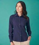 Henbury Ladies Long Sleeve Wicking Shirt-2