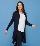 Henbury Ladies Longline Open Cardigan-1