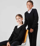 Henbury Ladies Lightweight Cotton Acrylic V Neck Sweater-2