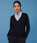 Henbury Ladies Lightweight V Neck Cardigan-1