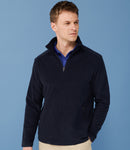 Henbury Zip Neck Micro Fleece-1