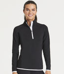 AWDis Ladies Cool Half Zip Sweat Top-1