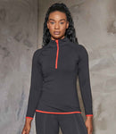 AWDis Ladies Cool Half Zip Sweat Top-3