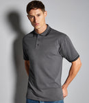 Kustom Kit Contrast Tipped Poly/Cotton Piqué Polo Shirt-2
