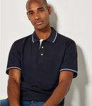 Kustom Kit St Mellion Tipped Cotton Pique Polo Shirt-1