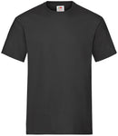 Fruit of The Loom Heavy Cotton T-shirt Colour Black pack of 5 pieces-6