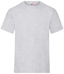 Fruit of The Loom Heavy Cotton T-shirt Colour Heather Grey pack of 5 pieces-6