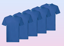 Fruit of The Loom Super Premium T-shirt Royal Blue pack of 5-2