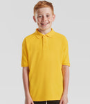 Fruit of the Loom Kids Poly/Cotton Pique Polo Shirt-1