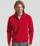 Fruit of the Loom Premium Zip Neck Sweatshirt-1