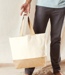 Westford Mill Jute Base Canvas Tote | Natural-1