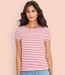 SOL'S Ladies Miles Striped T-Shirt-4