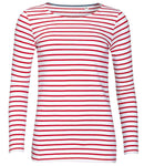 SOL'S Ladies Marine Long Sleeve Striped T-Shirt-5