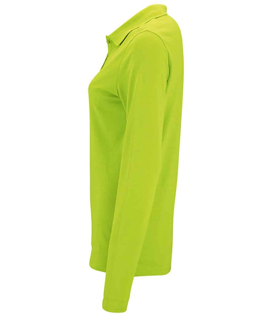 SOL'S Ladies Perfect Long Sleeve Pique Polo Shirt