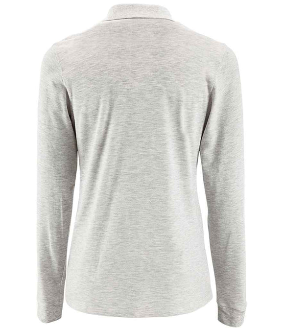 SOL'S Ladies Perfect Long Sleeve Pique Polo Shirt