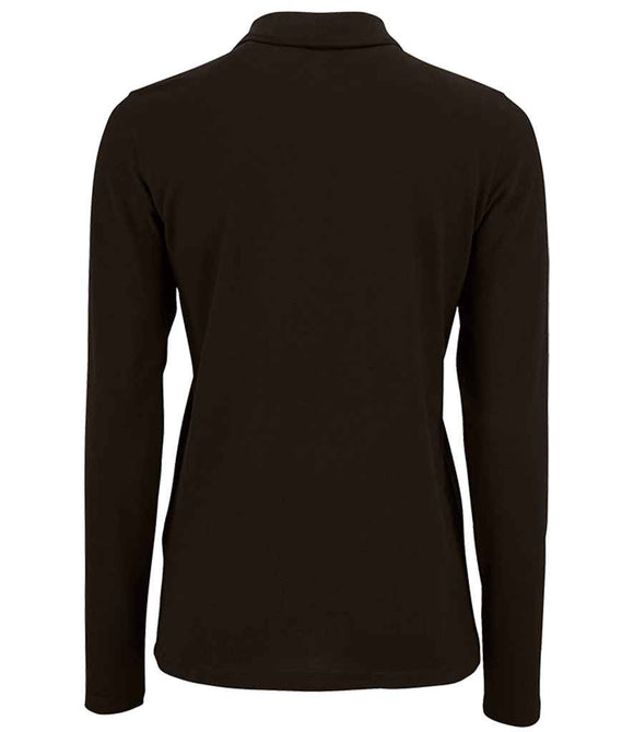 SOL'S Ladies Perfect Long Sleeve Pique Polo Shirt