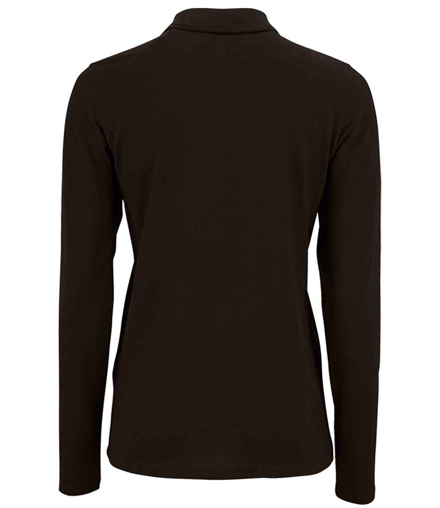 SOL'S Ladies Perfect Long Sleeve Pique Polo Shirt
