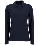 SOL'S Ladies Perfect Long Sleeve Pique Polo Shirt-8