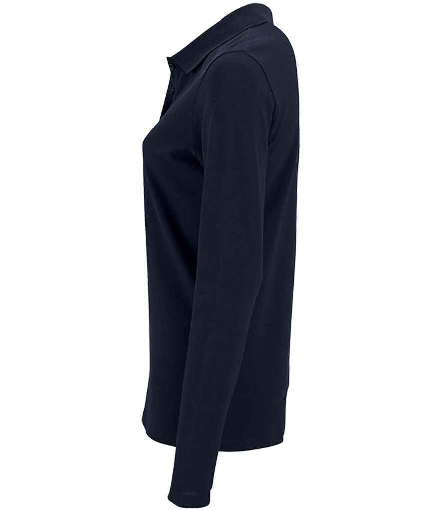 SOL'S Ladies Perfect Long Sleeve Pique Polo Shirt