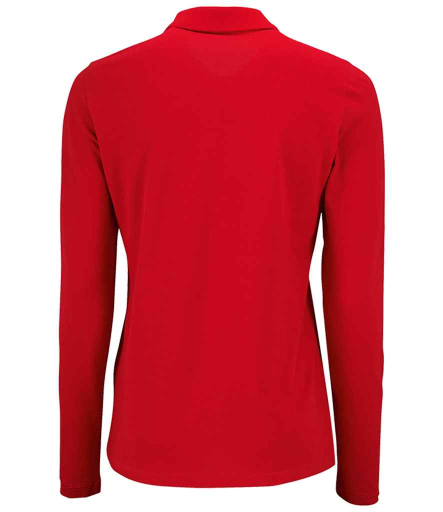 SOL'S Ladies Perfect Long Sleeve Pique Polo Shirt