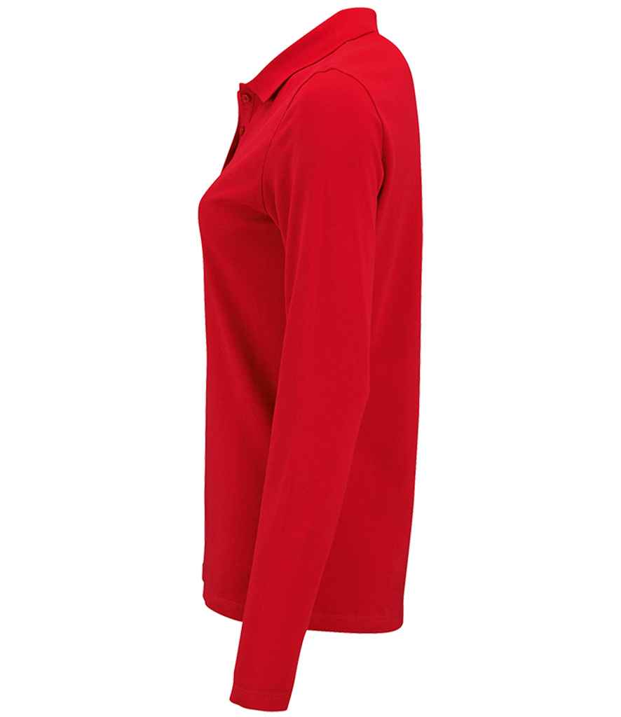 SOL'S Ladies Perfect Long Sleeve Pique Polo Shirt
